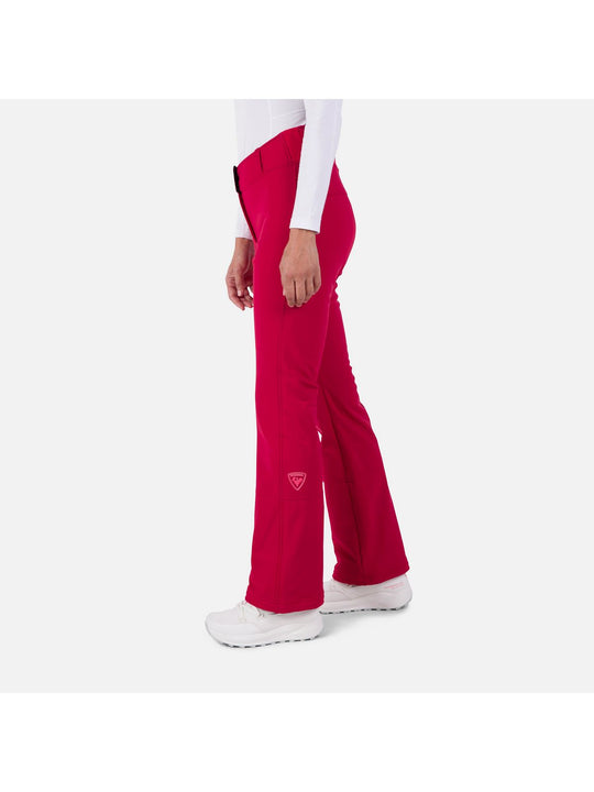 Spodnie narciarskie damskie Rossignol W Ski Softshell Pant czerwony - Adventure Sports
