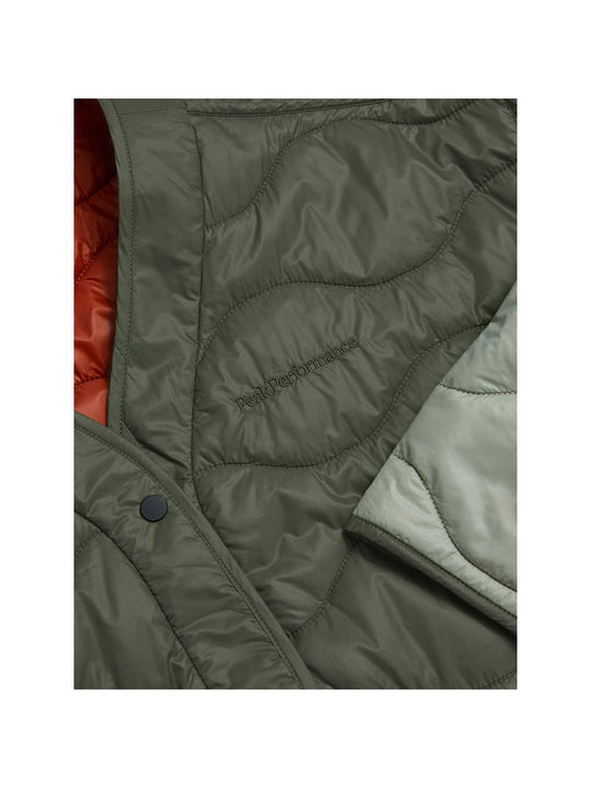 Kurtka Peak Performance W Quilted Oversized Liner zielony - Adventure Sports
