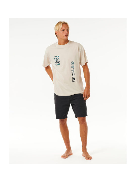 Koszulka RIP CURL Swc Power Plants Tee biały - Adventure Sports
