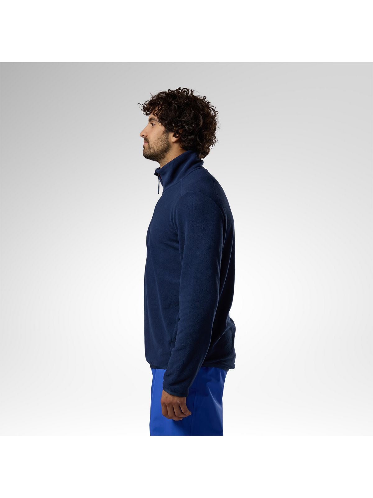 Bluza męska ROSSIGNOL M Quarter Zip Polar Fleece niebieska