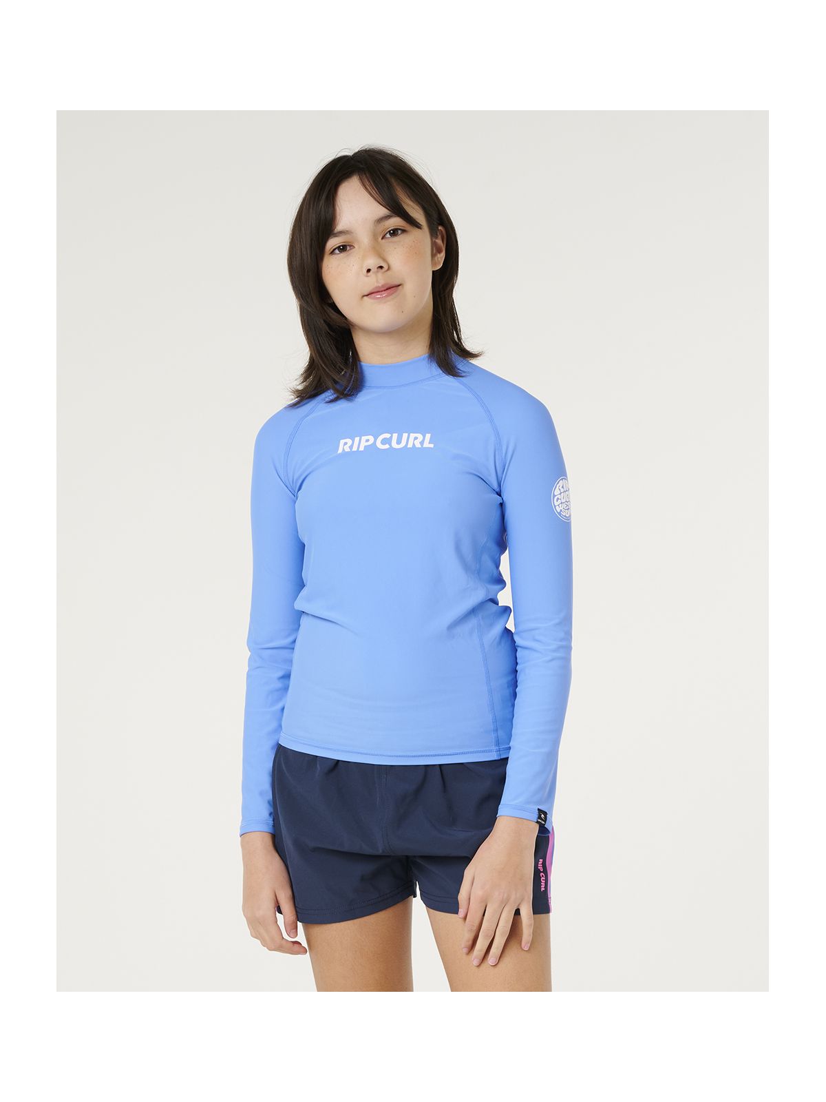 Lycra dziewczęca RIP CURL Classic Surf Ls Rashvest-Girl niebieska