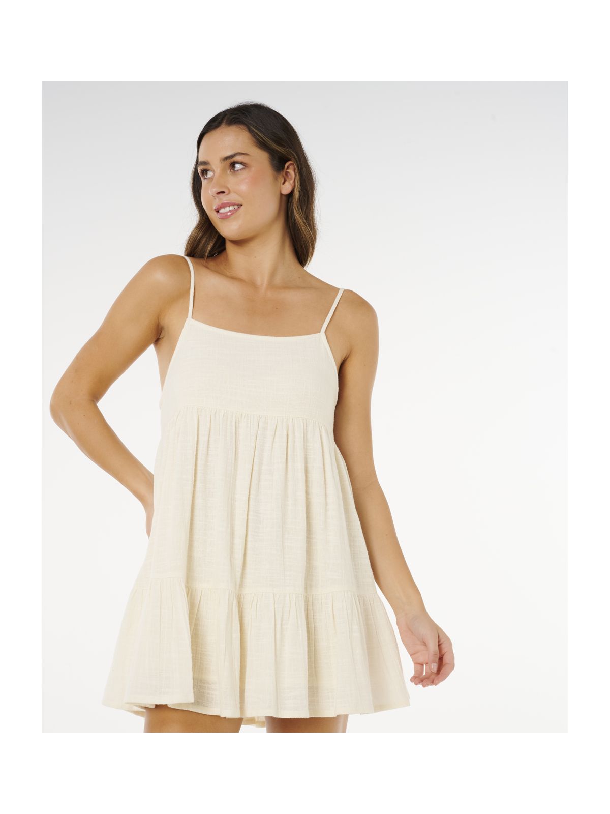 Sukienka RIP CURL Classic Surf Cover Up beżowa
