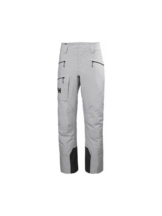 Spodnie narciarskie damskie HELLY HANSEN W POWDERQUEEN PANT szare
