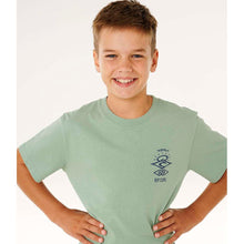 Koszulka chłopięca RIP CURL Search Icon Tee -Boy zielona
