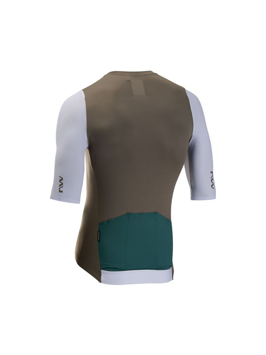 Koszulka rowerowa NORTHWAVE Extreme Evo Jersey S/s brązowa
