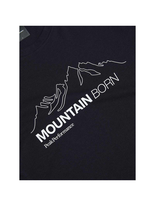 Koszulka Peak Performance M Explore Graphic Tee czarny - Adventure Sports
