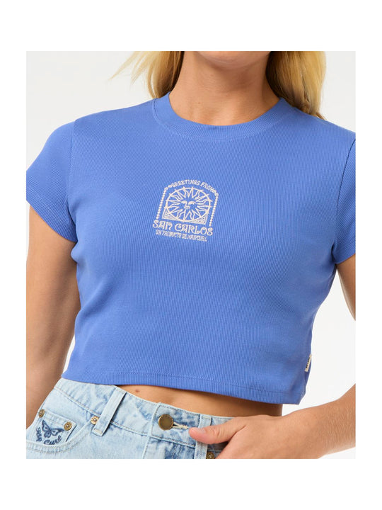 Koszulka RIP CURL San Carlos Baby Tee niebieski
