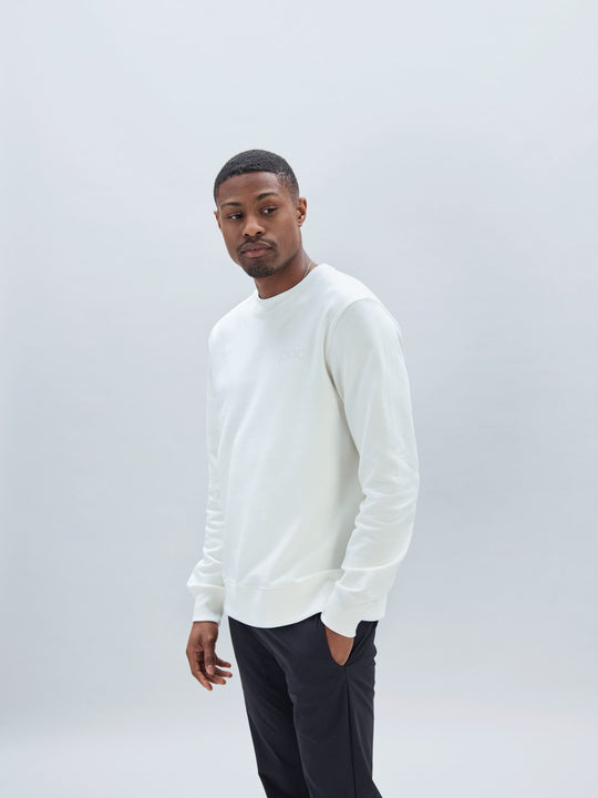 Bluza bawełniana męska POC Crew off-white - Adventure Sports

