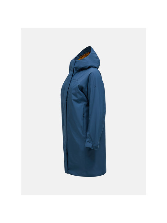 Kurtka PEAK PERFORMANCE W Treeline Insulated Parka niebieski
