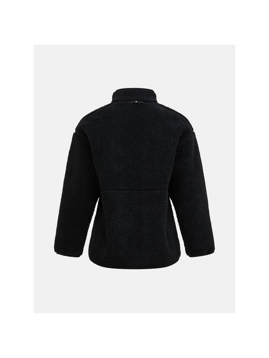 Bluza damska PEAK PERFORMANCE Solid Heavy Pile Jacket czarna
