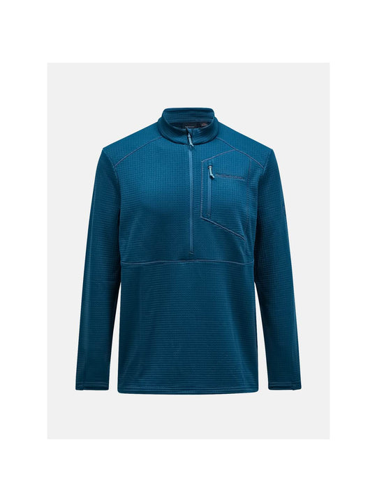 Bluza Peak Performance M Trail Polartec Half Zip zielony - Adventure Sports
