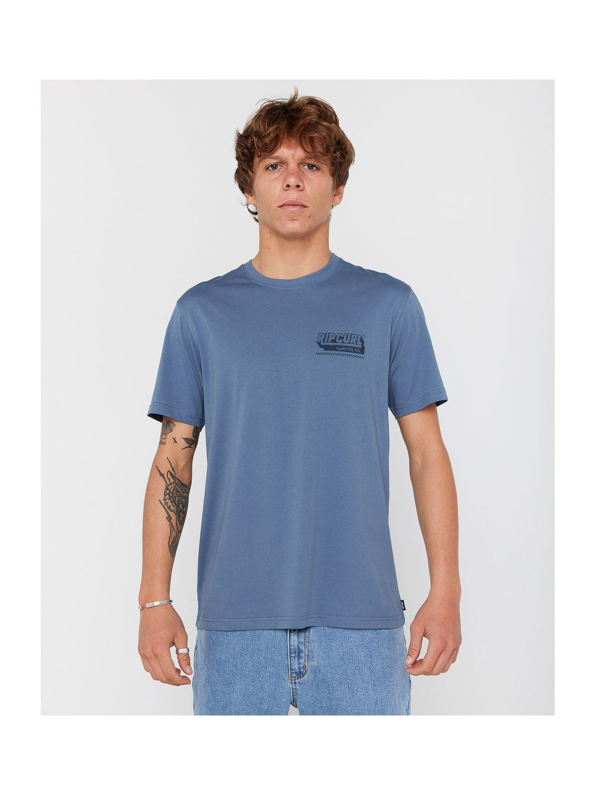 Koszulka RIP CURL SPORTLINE F&B TEE niebieska