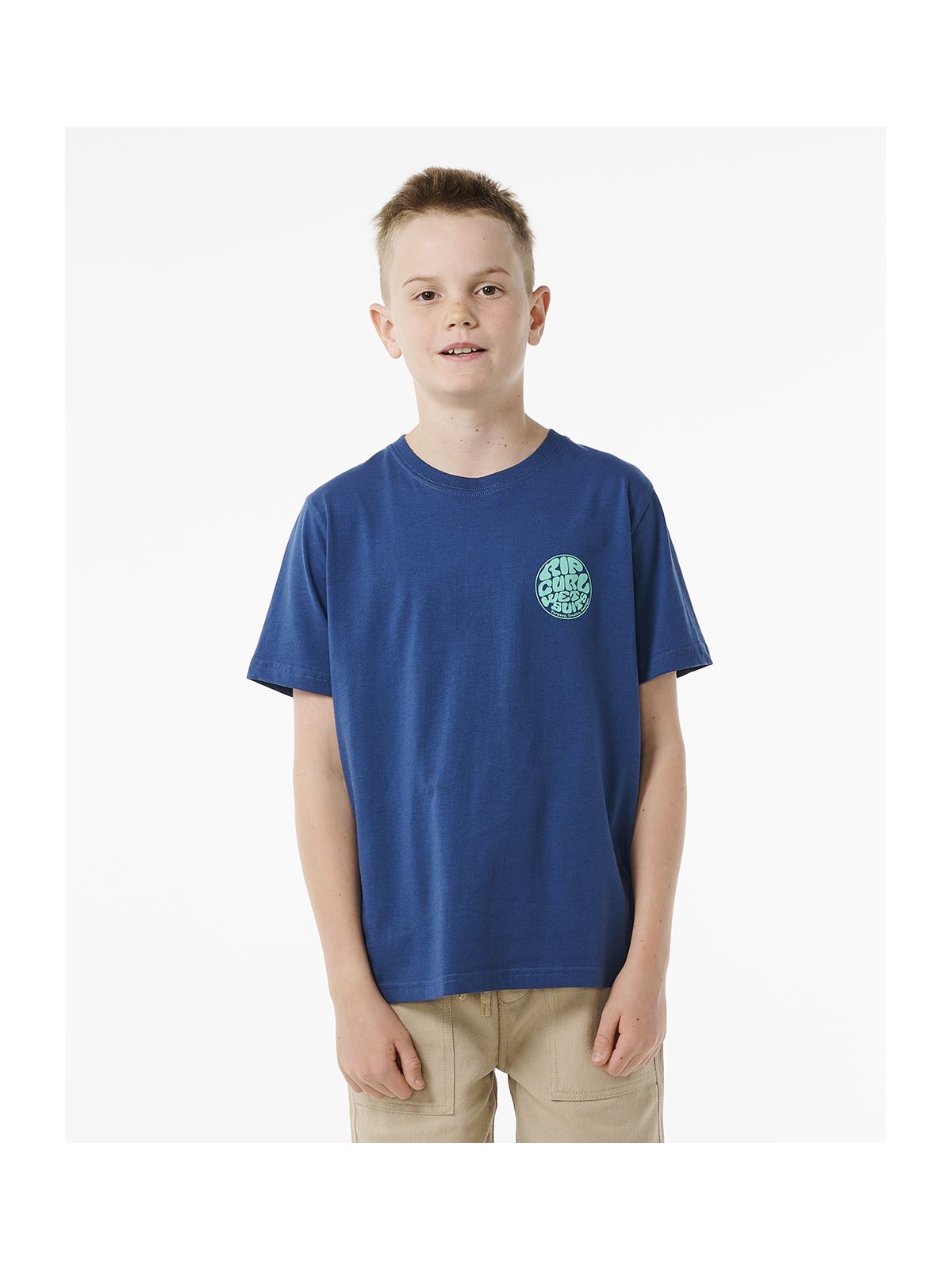 Koszulka RIP CURL Wetsuit Icon Tee Kids granatowy - Adventure Sports