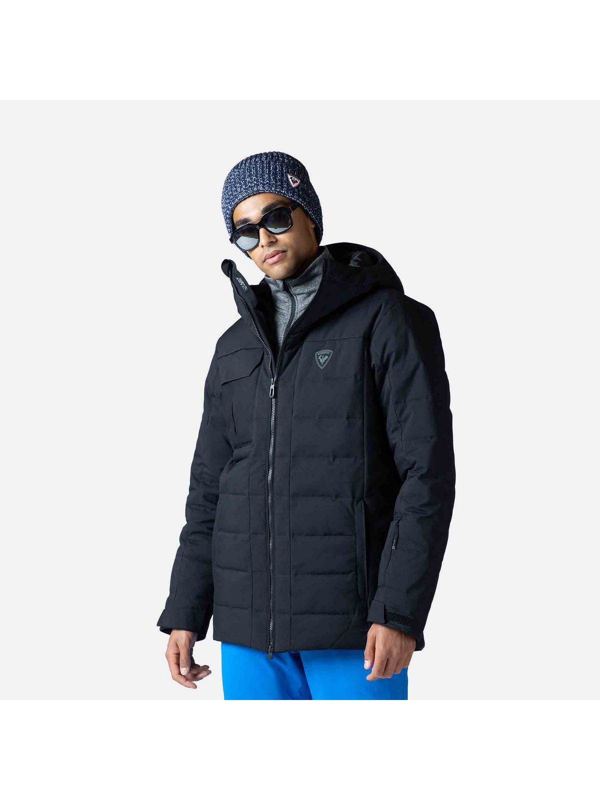 Kurtka męska narciarska Rossignol Puffy Parka czarny