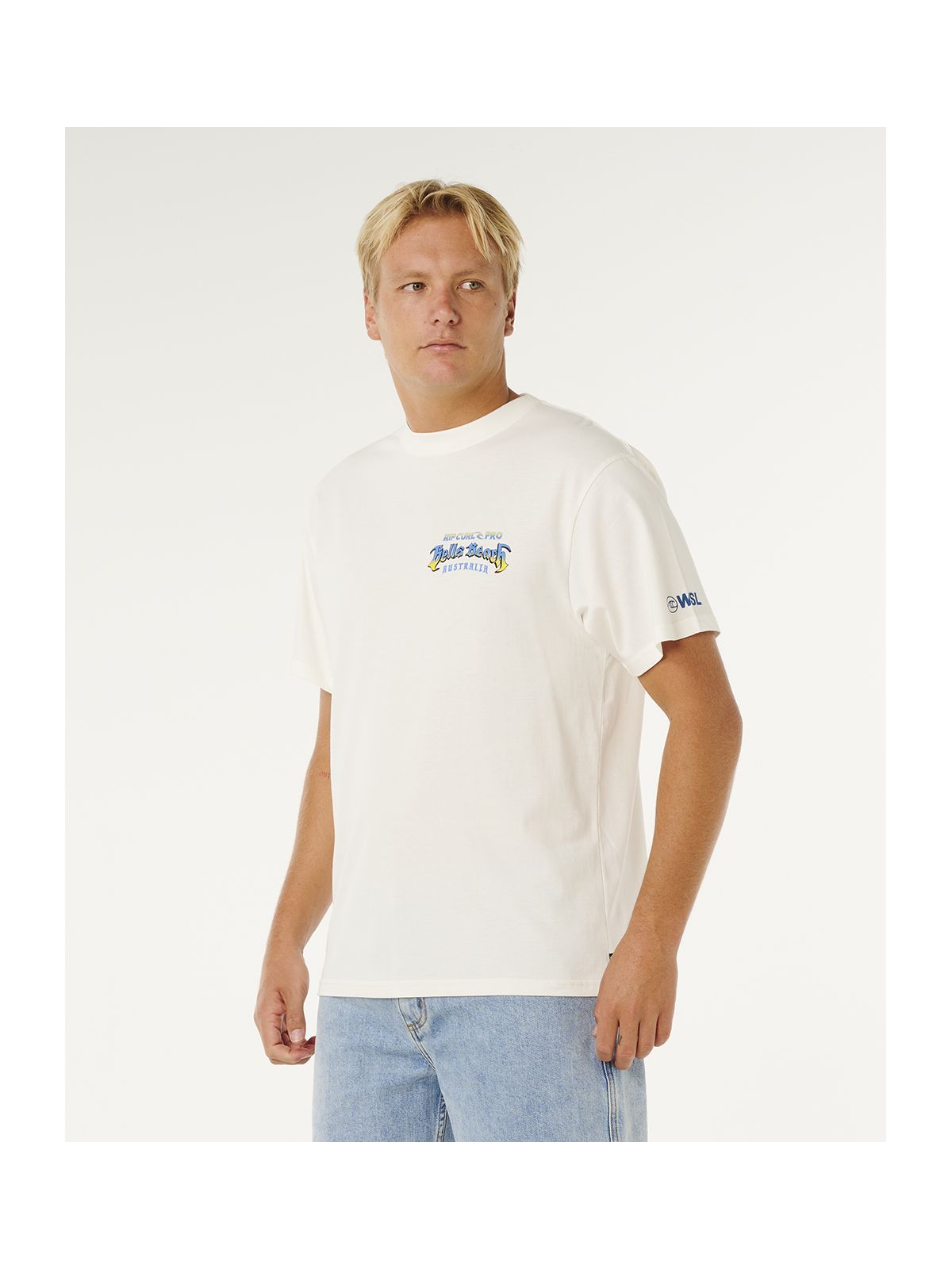 Koszulka męska RIP CURL Bells Pro 26 Event Tee biała