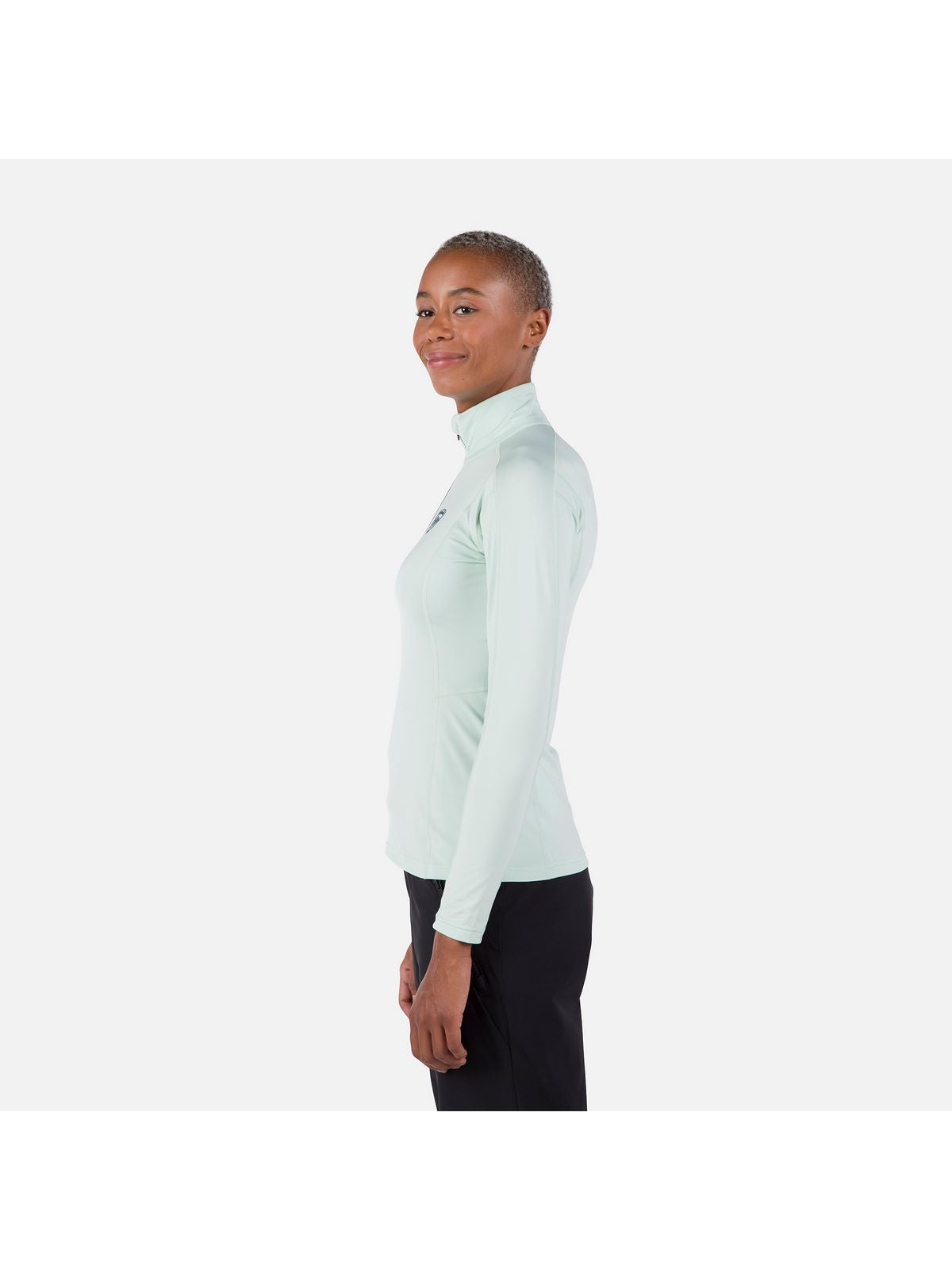 Bluza damska ROSSIGNOL W Classique 1/2 Zip szary