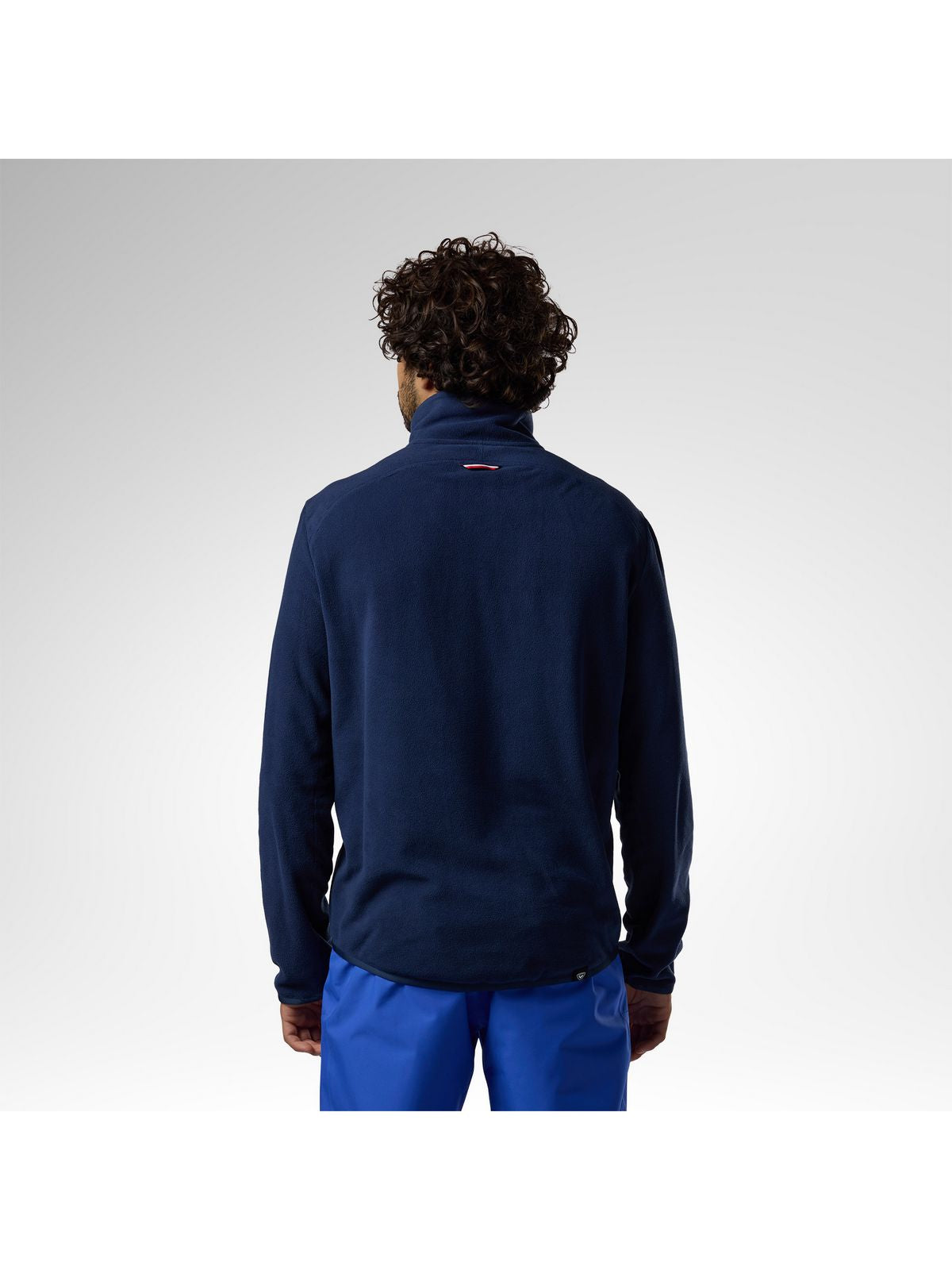 Bluza męska ROSSIGNOL M Quarter Zip Polar Fleece niebieska