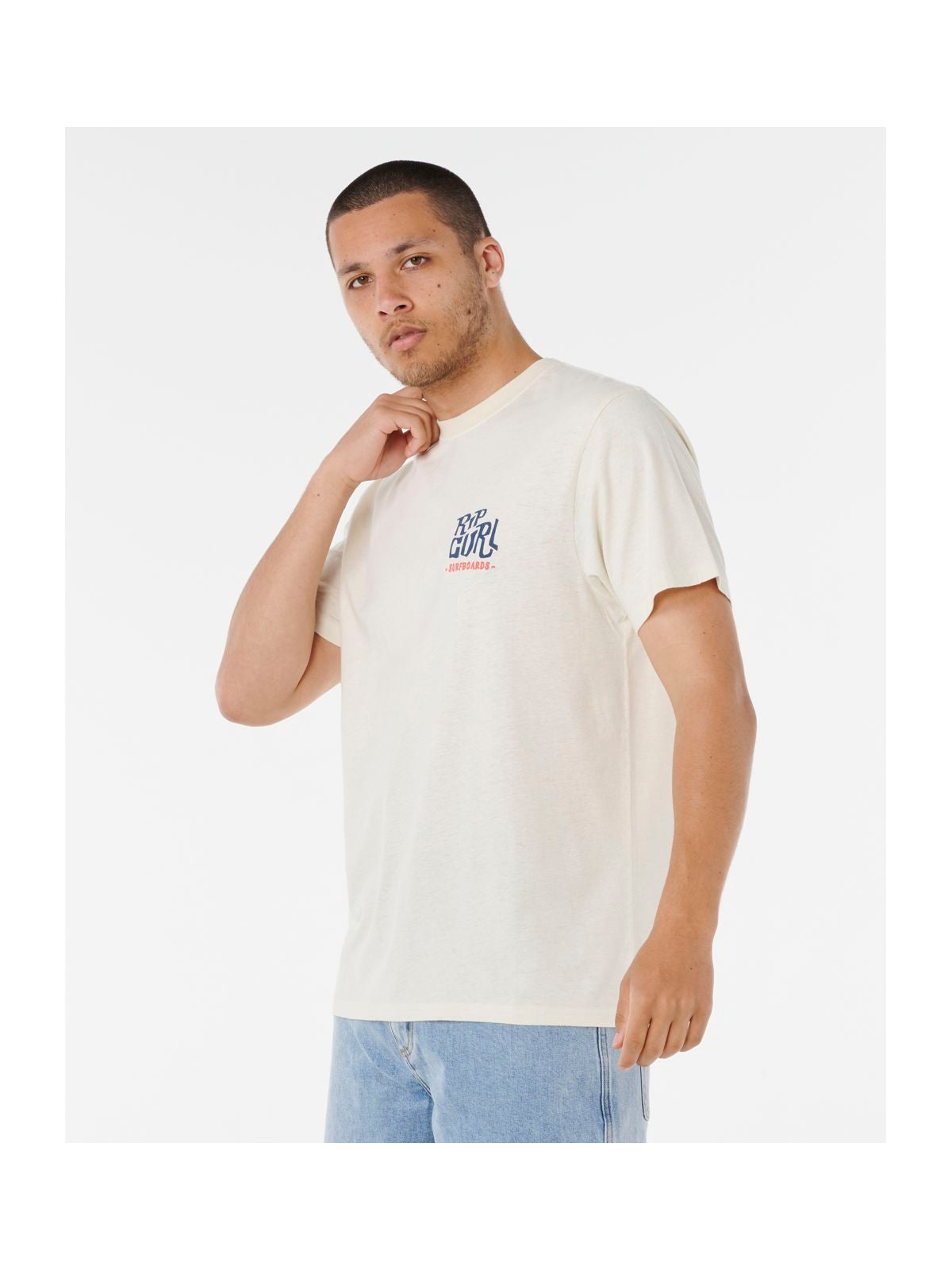 Koszulka RIP CURL SHAPER ADDRESS TEE beżowa