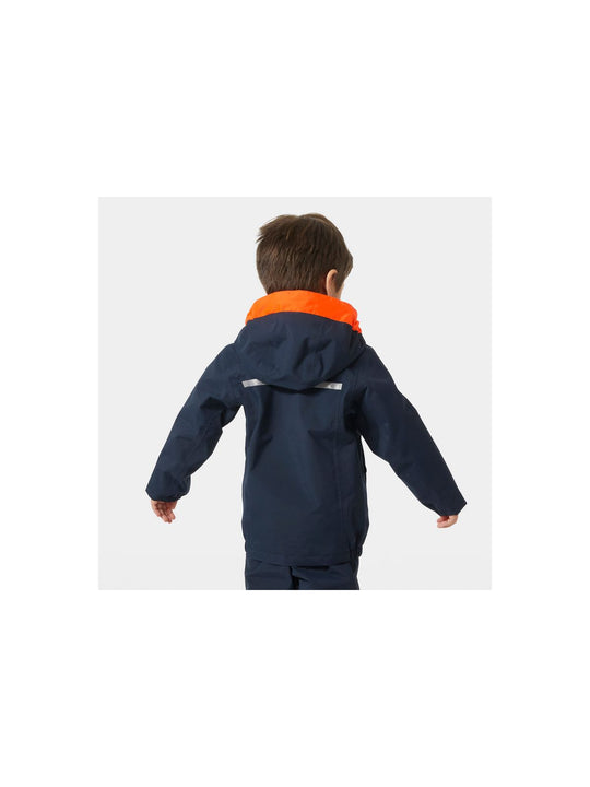 Kurtka dziecięca Wodoodporna HELLY HANSEN K Shelter Ht Jacket granatowa
