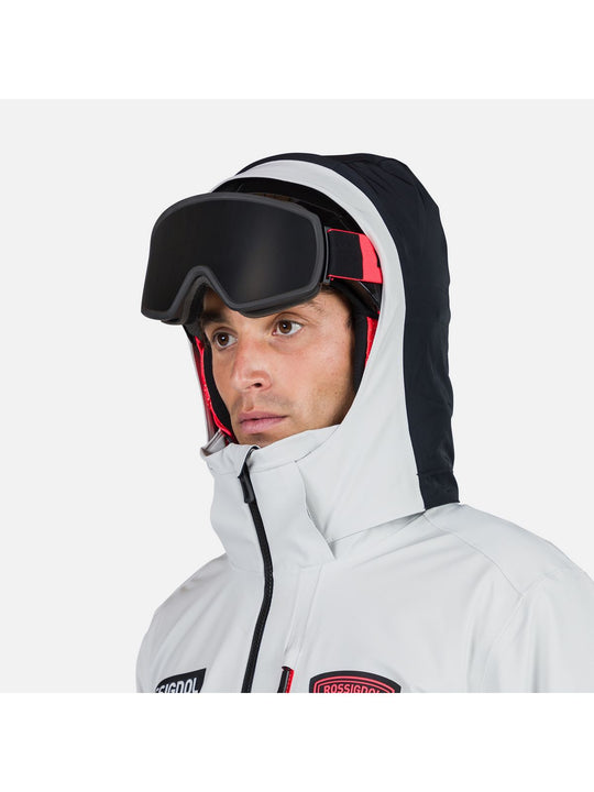 Kurtka narciarska męska Rossignol Hero Blackside Jkt szary - Adventure Sports
