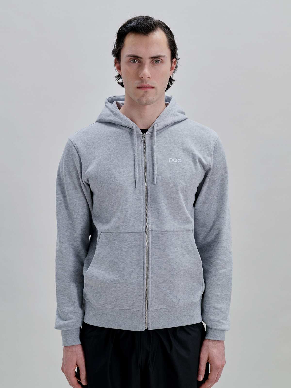 Bluza męska POC Zip Hoodie szary