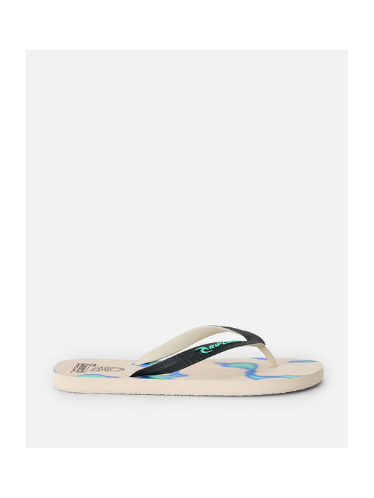 Japonki męskie RIP CURL Sessions Bloom Open Toe szare

