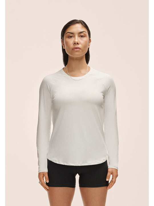 Koszulka damska CASALL Essential Long Sleeve kolor biały
