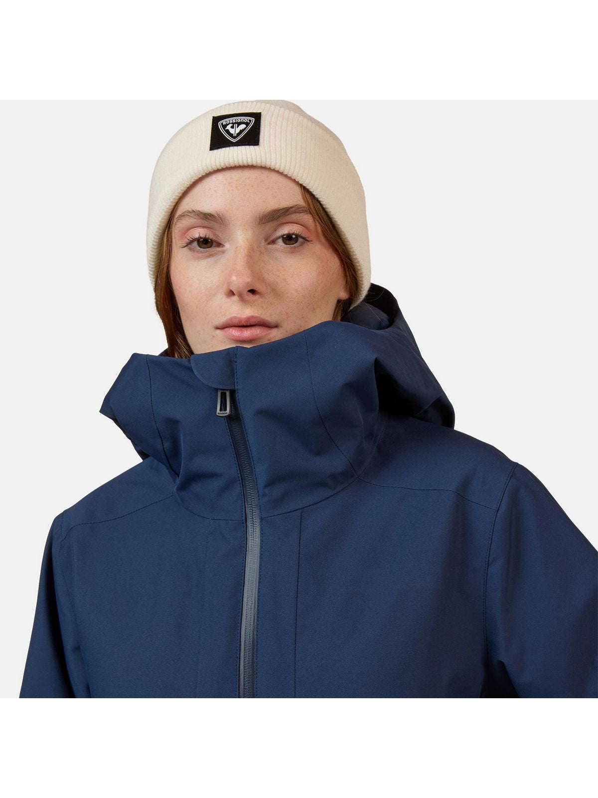 Kurtka narciarska damska ROSSIGNOL W ROCHRUN INSULATED JKT granatowa
