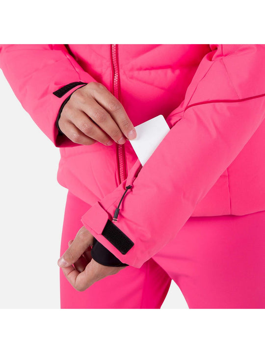 Kurtka na narty damska Rossignol W Staci Jkt różowy - narciarska - Adventure Sports
