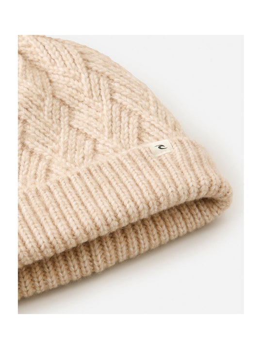 Czapka RIP CURL Premium Reg Pom Pom Beanie beżowa
