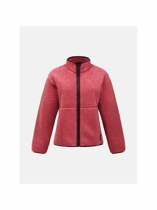 Bluza damska PEAK PERFORMANCE Solid Heavy Pile Jacket różowa
