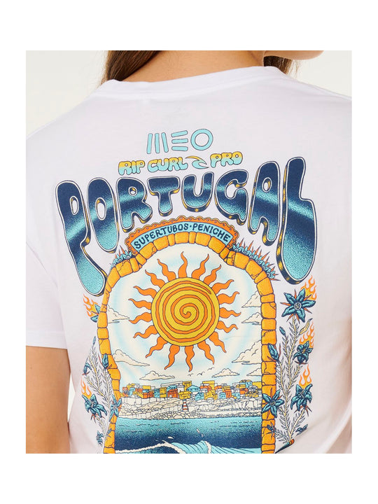 Koszulka damska RIP CURL RIP CURL Pro Peniche 2026 biała
