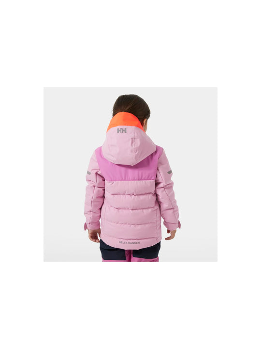 Kurtka narciarska dziecięca HELLY HANSEN K Vertical Ins Jacket kolor różowy
