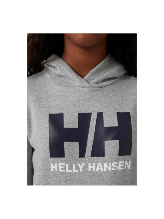 Bluza Helly Hansen Jr HH Logo Hoodie 2.0 szary - Adventure Sports
