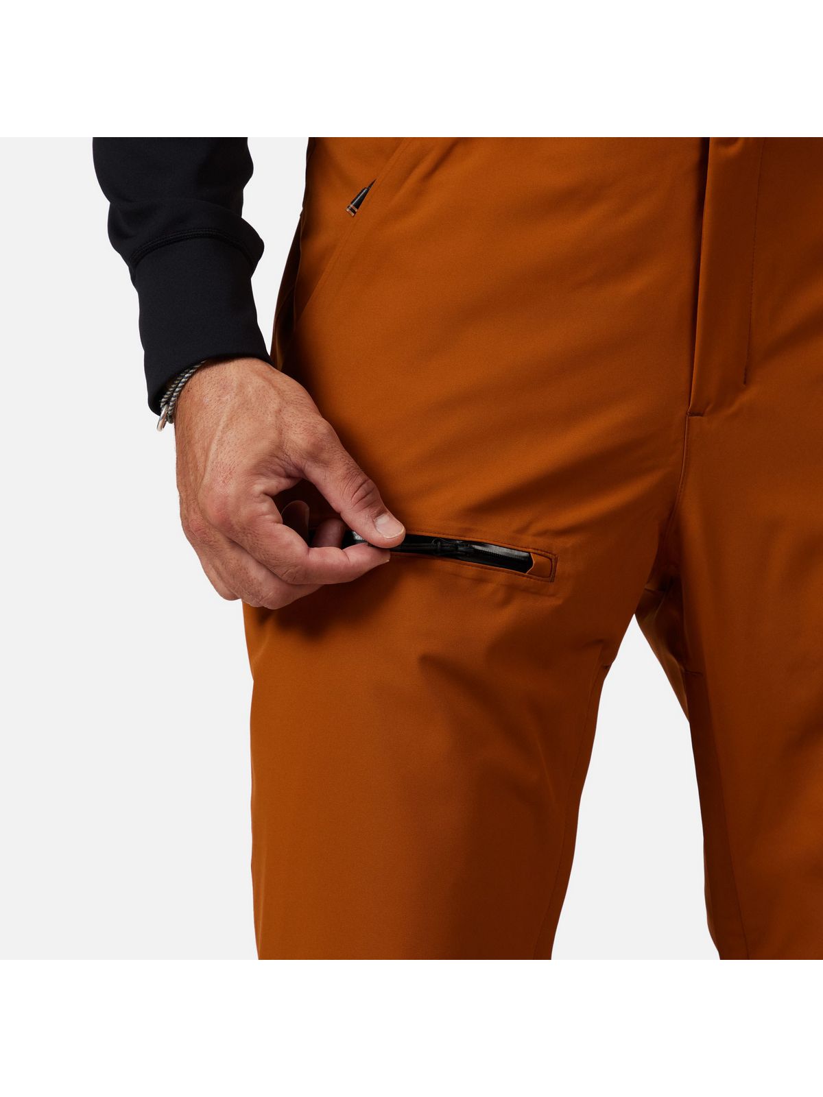 Spodnie narciarskie męskie ROSSIGNOL Outerlimits Insulated Pant brązowe