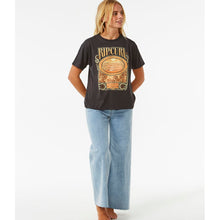 Koszulka RIP CURL Long Days Relaxed Tee czarny - Adventure Sports

