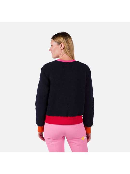 Bluza Rossignol W Lumy Fleece Sweat niebieski - Adventure Sports
