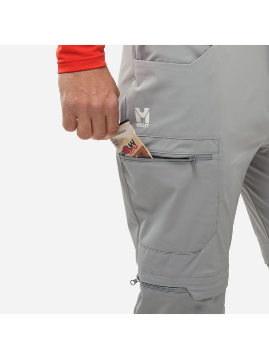 Spodnie męskie MILLET Ubic Str Zip Off Pt M szare
