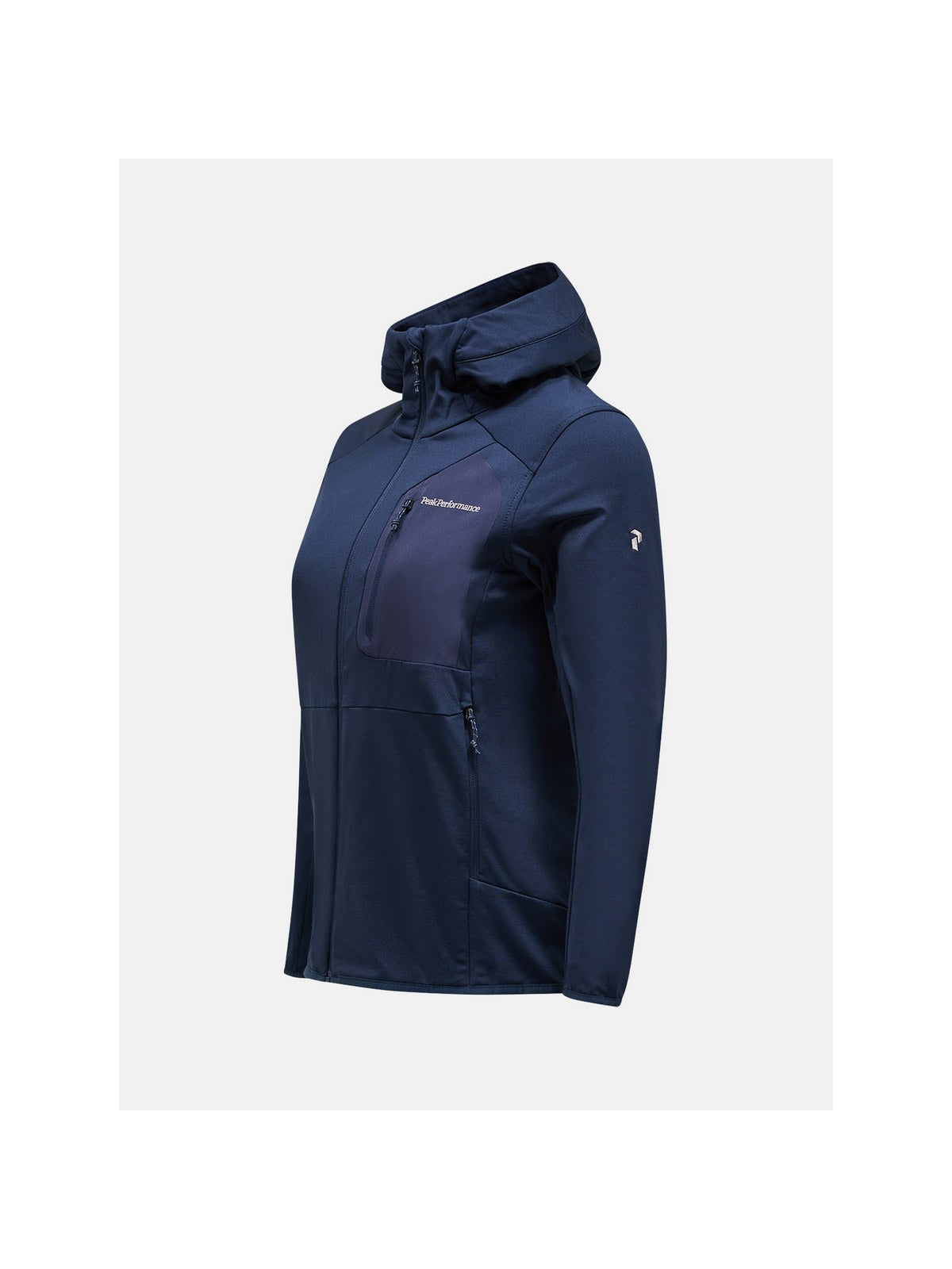 Bluza PEAK PERFORMANCE W Utility Light Zip Hood niebieski - Adventure Sports