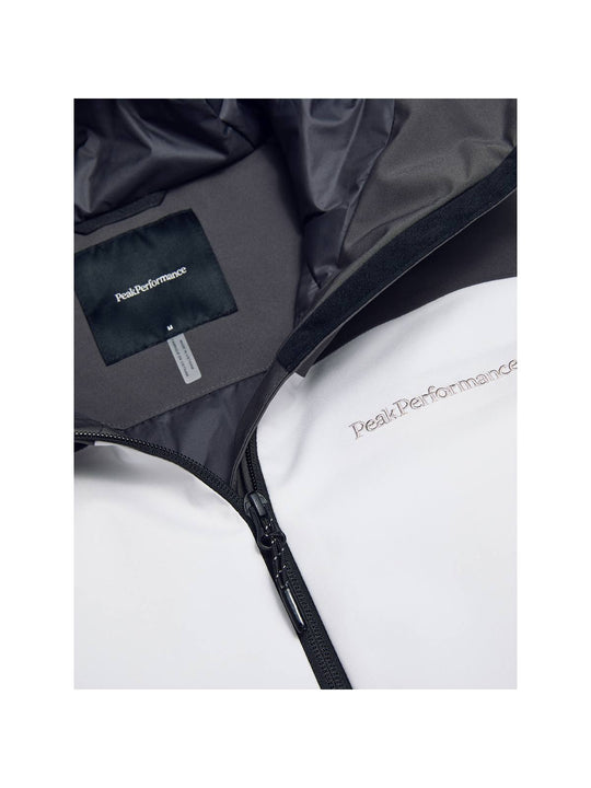 Kurtka narciarska męska PEAK PERFORMANCE Maroon Blocked HIPE 2L Insulated Shell Jacket biała
