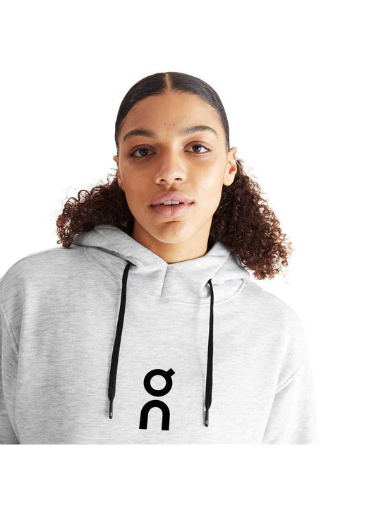 Bluza damska z kapturem ON RUNNING Club Hoodie szary
