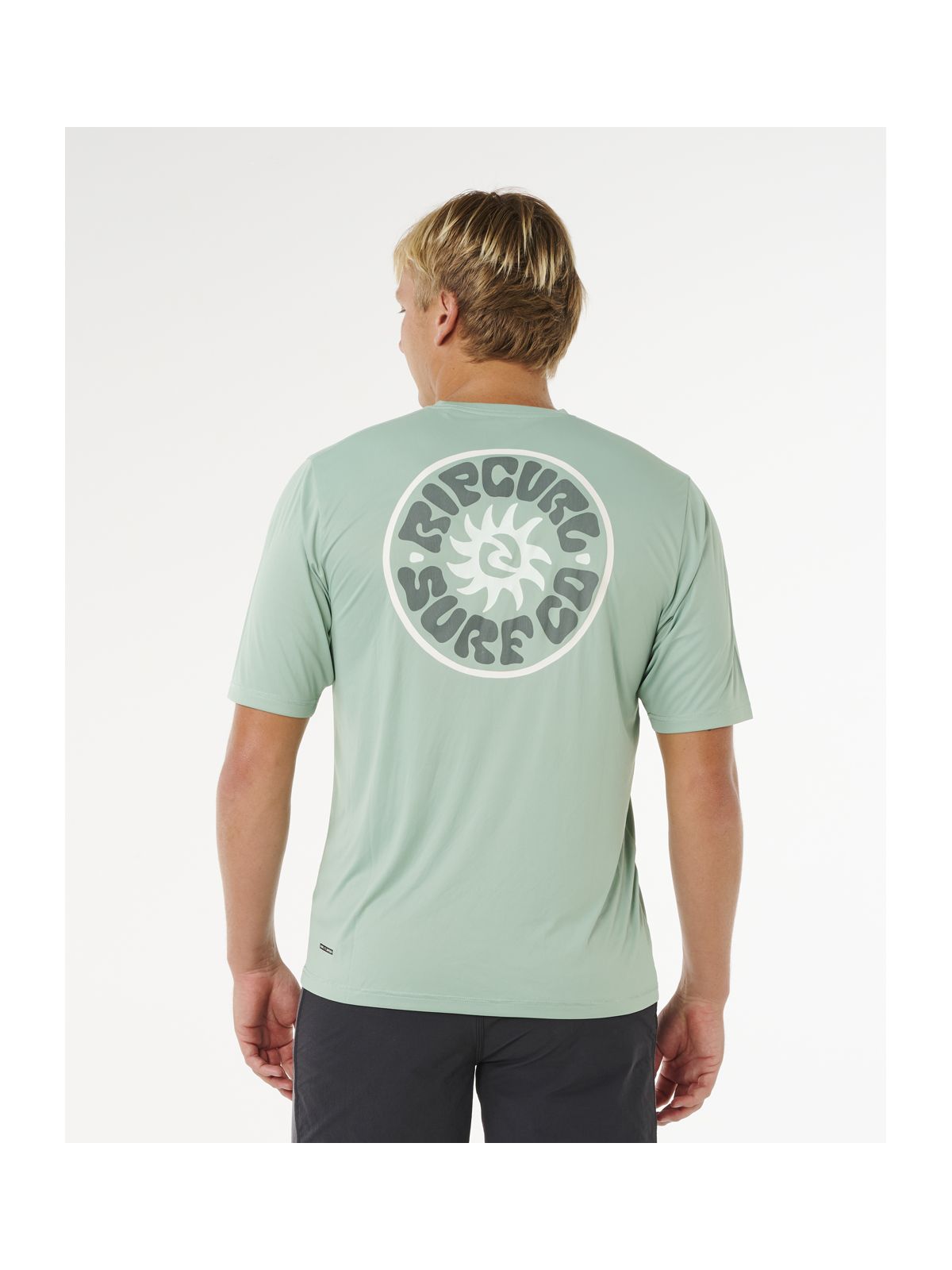 Lycra męska RIP CURL Pacific Rinse Surflite Upf S/S zielona