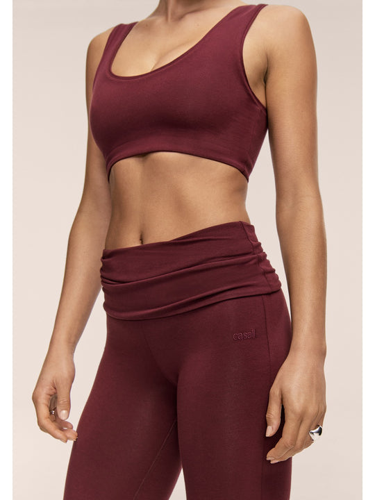 Stanik sportowy CASALL Sublime Fling Bralette kolor bordowy
