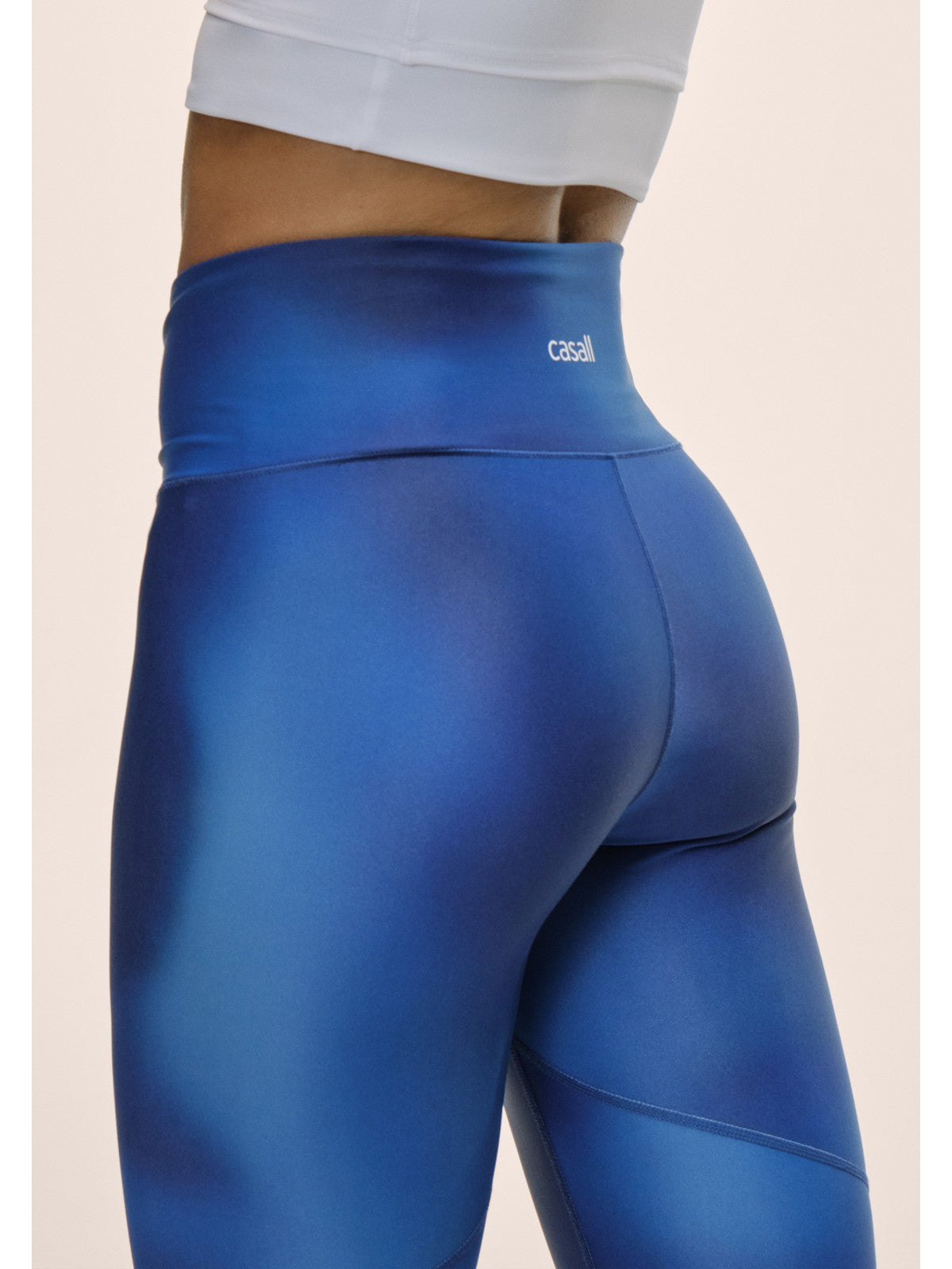 Legginsy damskie CASALL Brick Hight Waist Tights kolor niebieski