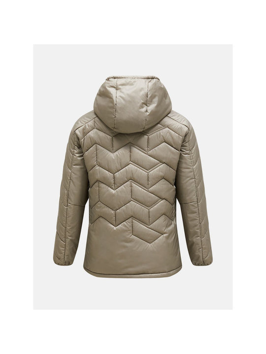 Kurtka PEAK PERFORMANCE Elevate Liner Hood Jacket Women beżowy - Adventure Sports
