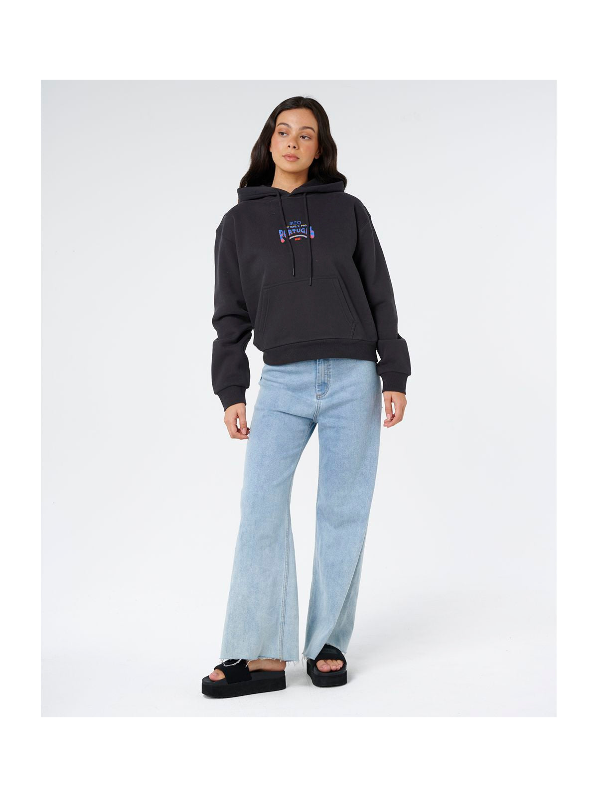 Bluza damska RIP CURL Peniche Merch Hood czarna