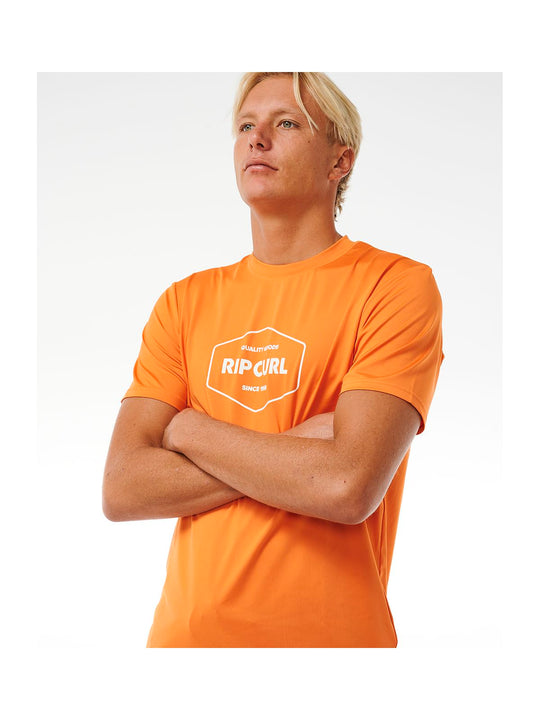 Lycra RIP CURL Stapler Upf S/S czerwony - Adventure Sports
