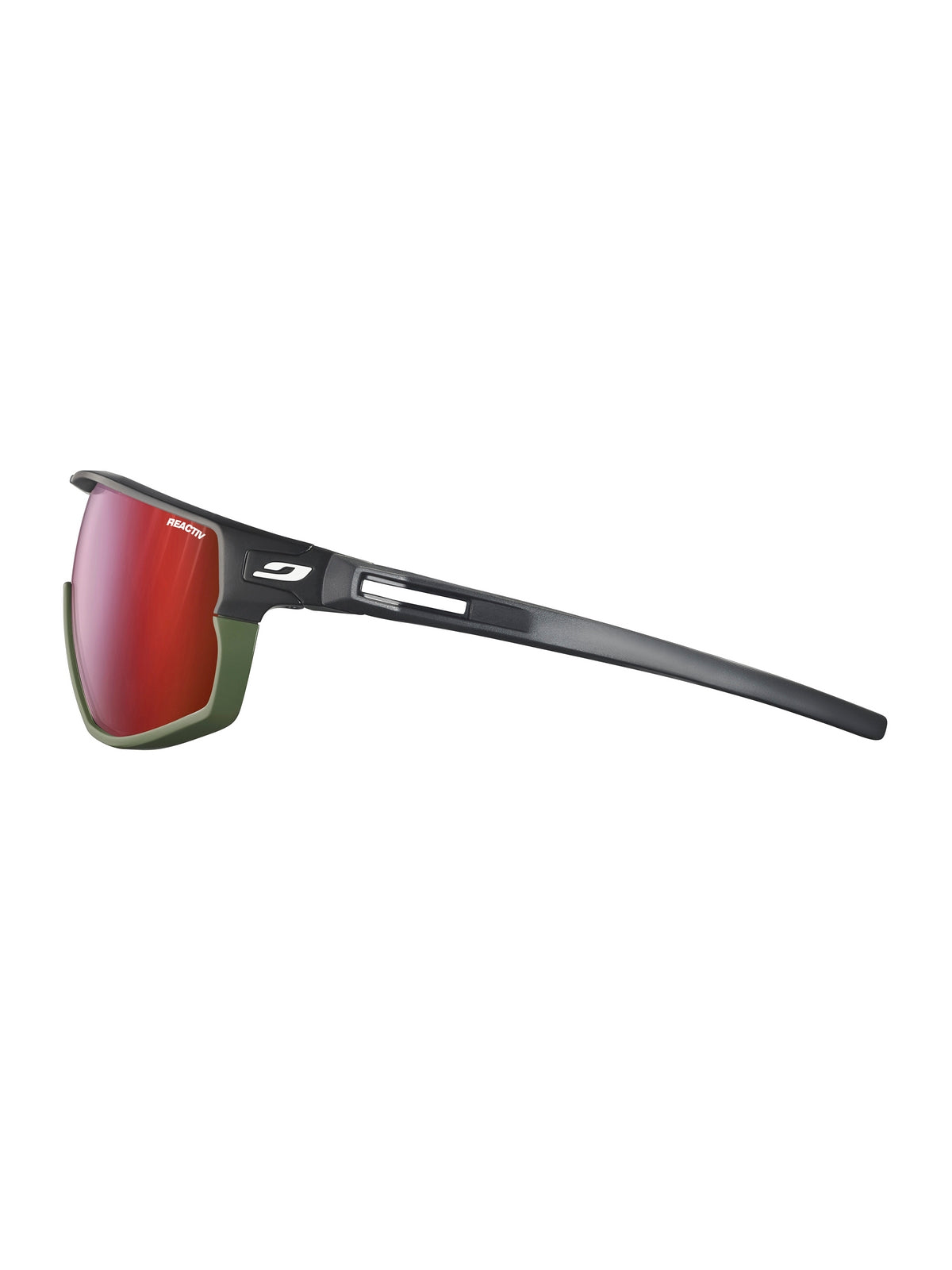 Okulary fotochromowe Julbo Rush - czarny/Khaki | Reactiv High Contrast cat 0-3 - L - Adventure Sports