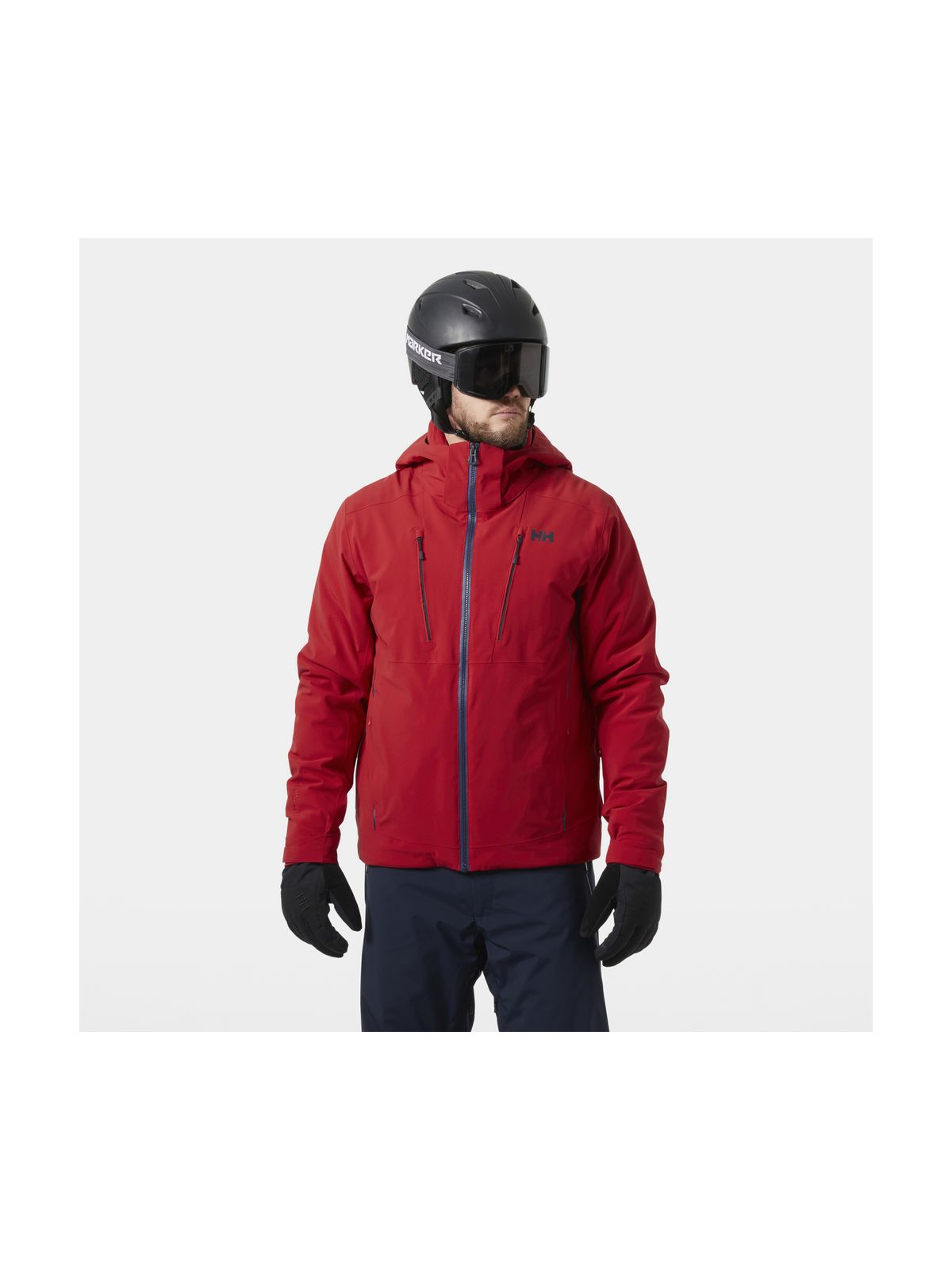 Kurtka narciarska męska HELLY HANSEN ALPHA 4.0 JACKET czerwona