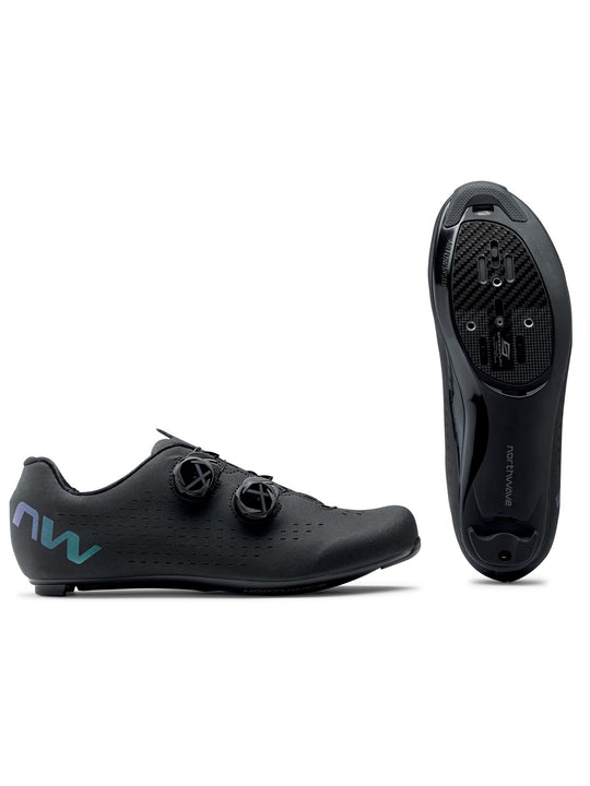Buty rowerowe NORTHWAVE REVOLUTION 3 - czarny/niebieski - Adventure Sports
